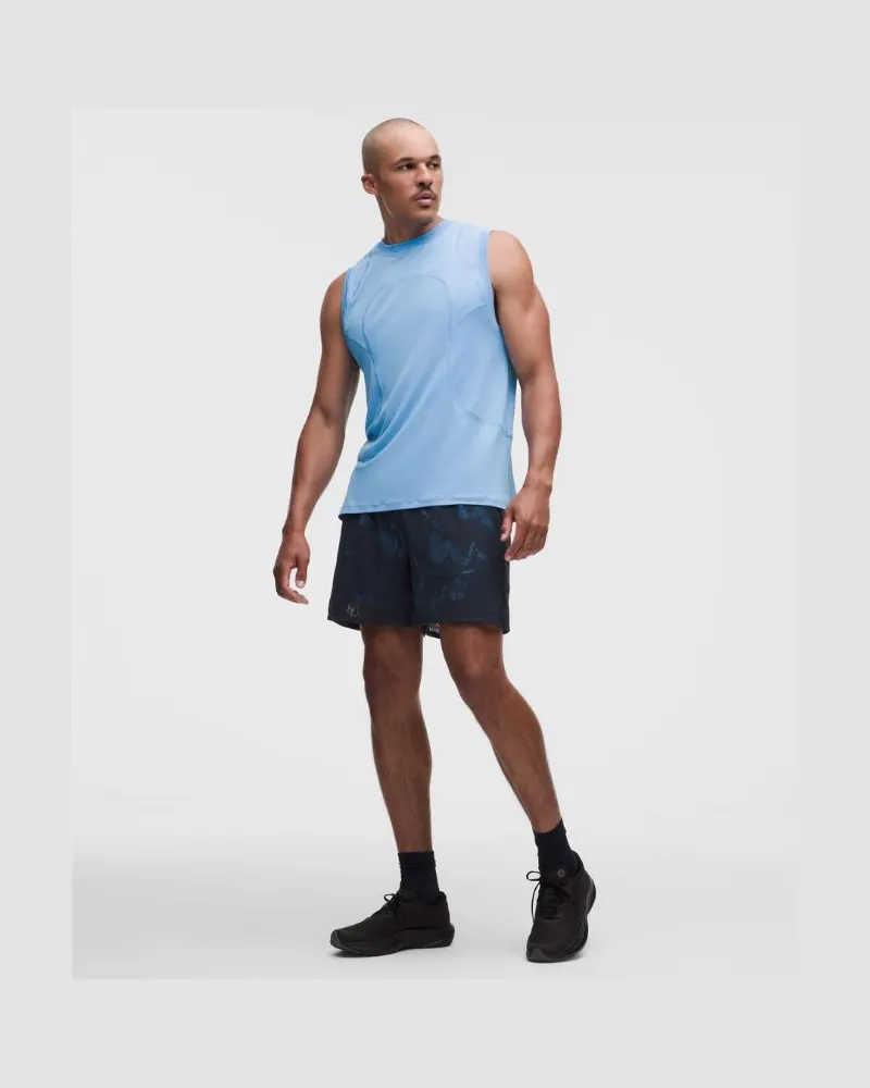LULULEMON Shorts aus Jacquard- SLNSH Kollektion für Männer – 13 cm – Größe in Mesh Dancer Navy Mesh