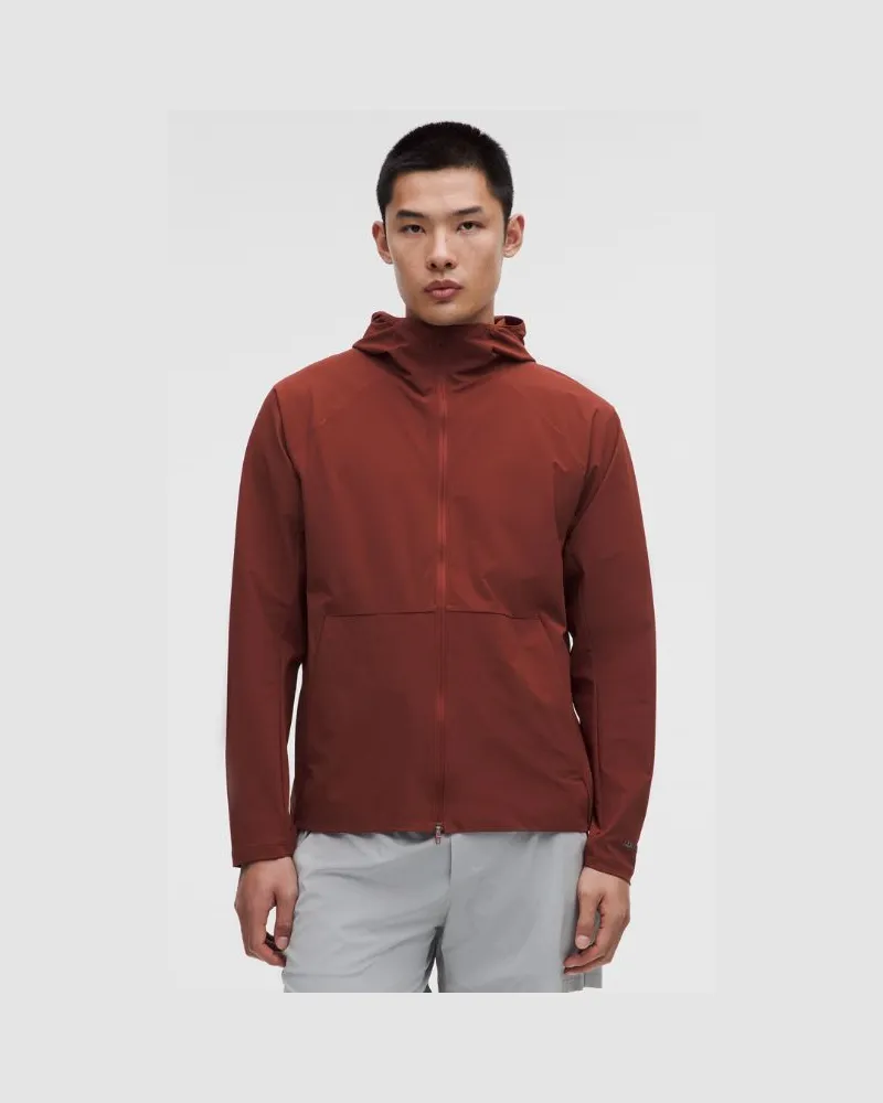 LULULEMON Pace Breaker Jacke für Männer – Größe in Cranberry Charm Cranberry