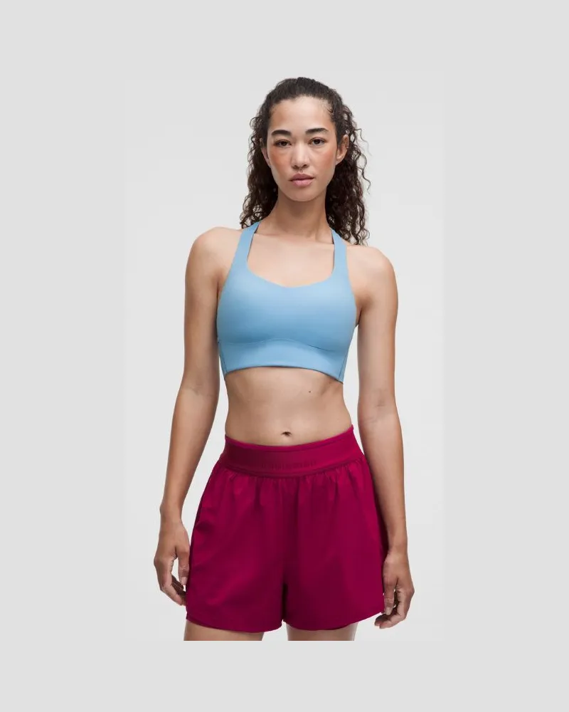 LULULEMON Like a Cloud Trainings-BH Mittlerer Halt für B/C Cups für Frauen – Größe in Dreamy Blue Dreamy