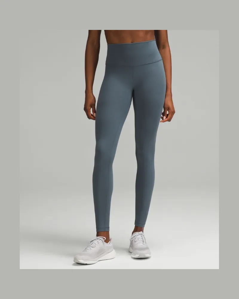 LULULEMON Wunder Train Leggings mit hohem Bund für Frauen – 71 cm – Größe in Oil Grey Oil