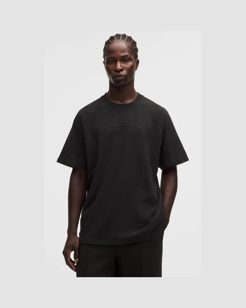LULULEMON Oversized-T-Shirt aus Bio- SLNSH Kollektion für Männer – Größe in Black Black
