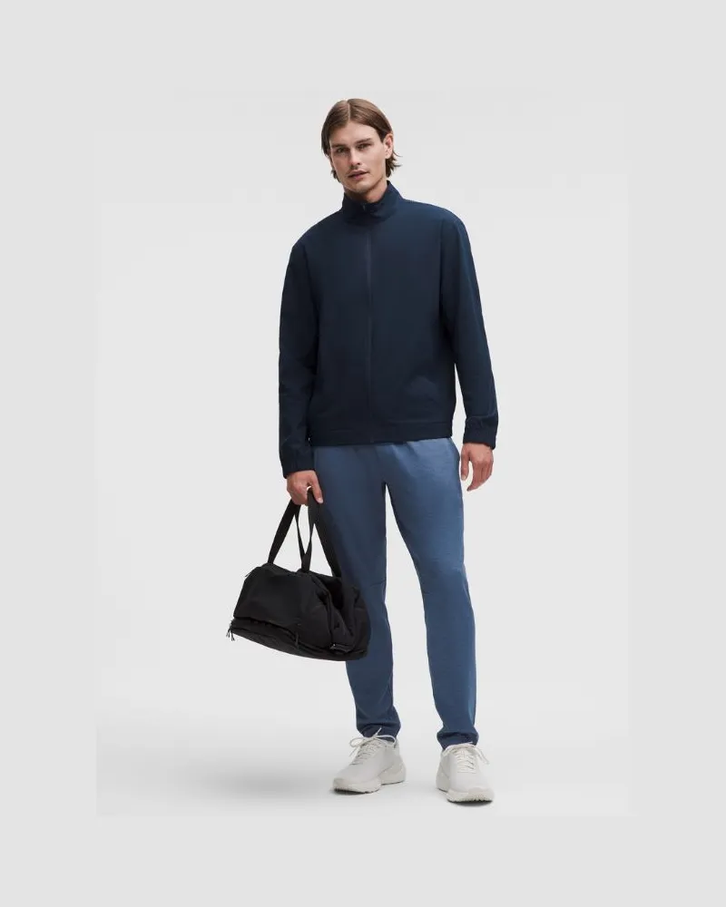 LULULEMON Zeroed In Hose im Slim Fit aus doppelt gestricktem für Männer – Größe in Blue Twill/Washed Denim Blue