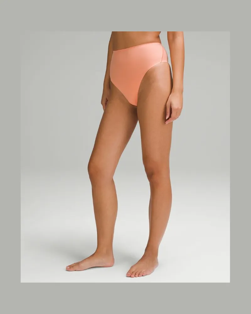 LULULEMON Wundermost String mit hohem Bund aus ultraweichem Nulu Coral