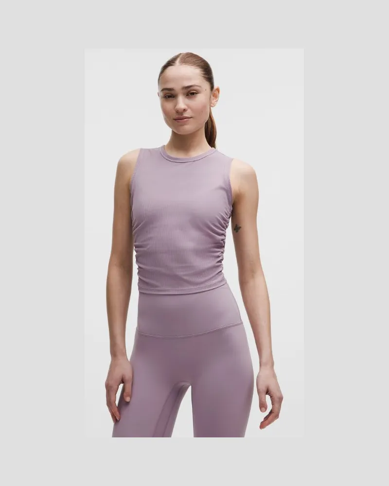 LULULEMON All It Takes Geripptes Tanktop aus Nulu für Frauen – Größe in Lotus Lavender Lotus