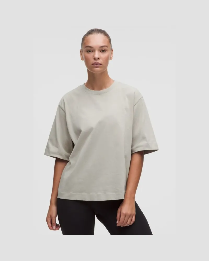 LULULEMON Going Steady-T-Shirt für Frauen – Größe in Hailstone Grey Hailstone
