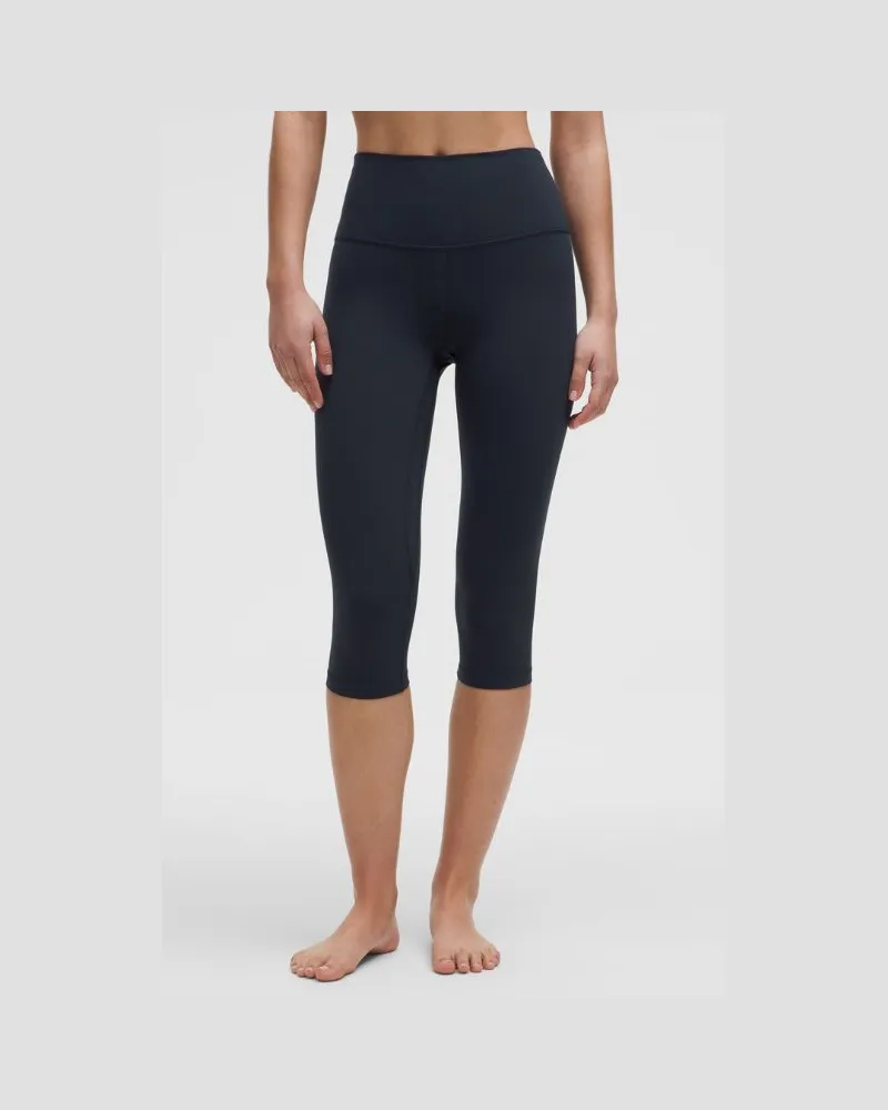 LULULEMON Align Crop Leggings mit hohem Bund für Frauen – 43 cm – Größe in True Navy True