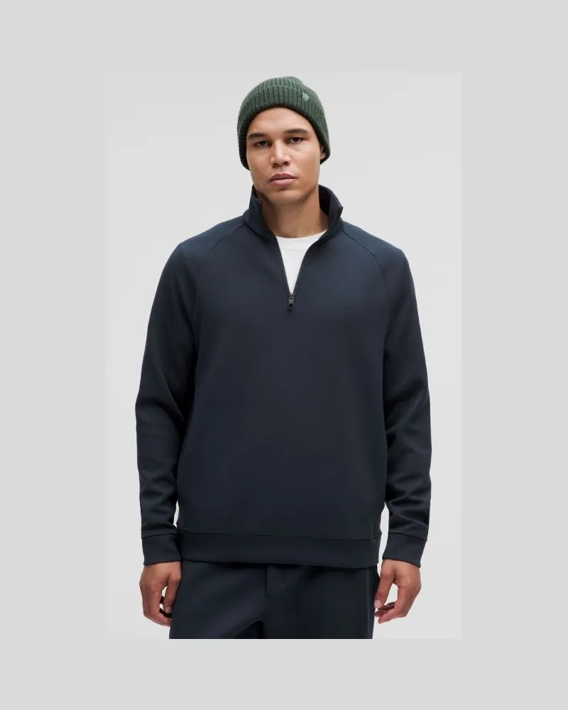 LULULEMON Smooth Spacer Pullover mit kurzem Reißverschluss für Männer – Größe in True Navy True