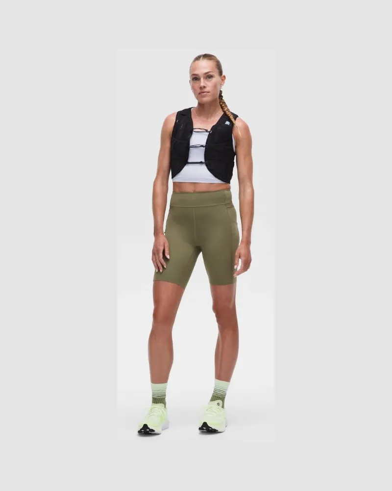 LULULEMON Fast and Free Light Shorts Special Edition für Frauen – 20 cm – Größe in Bay Leaf Bay