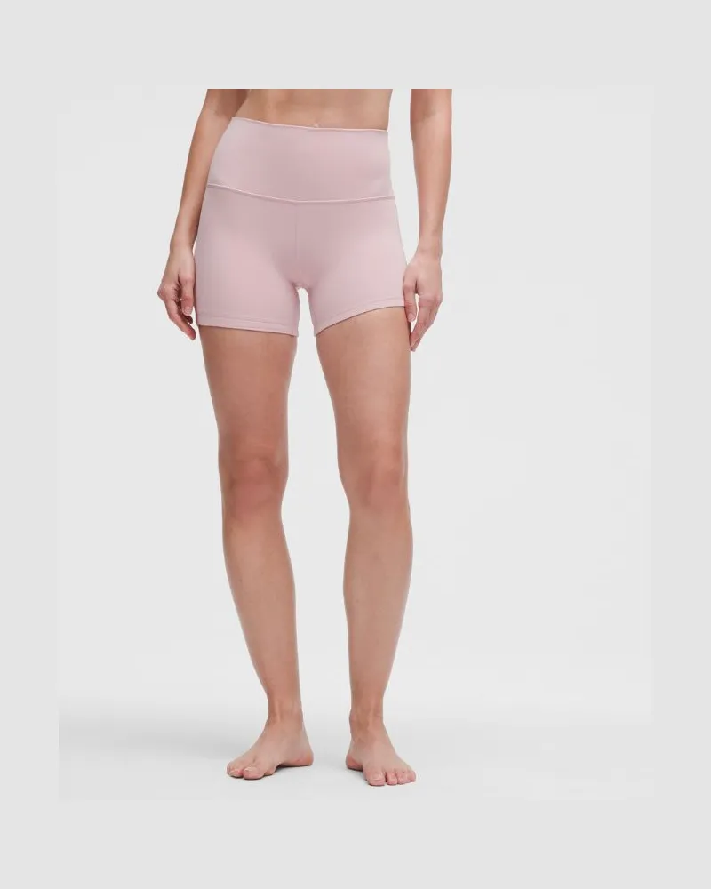 LULULEMON Align Shorts mit hohem Bund für Frauen – 10 cm – Größe in Pink Haze Pink