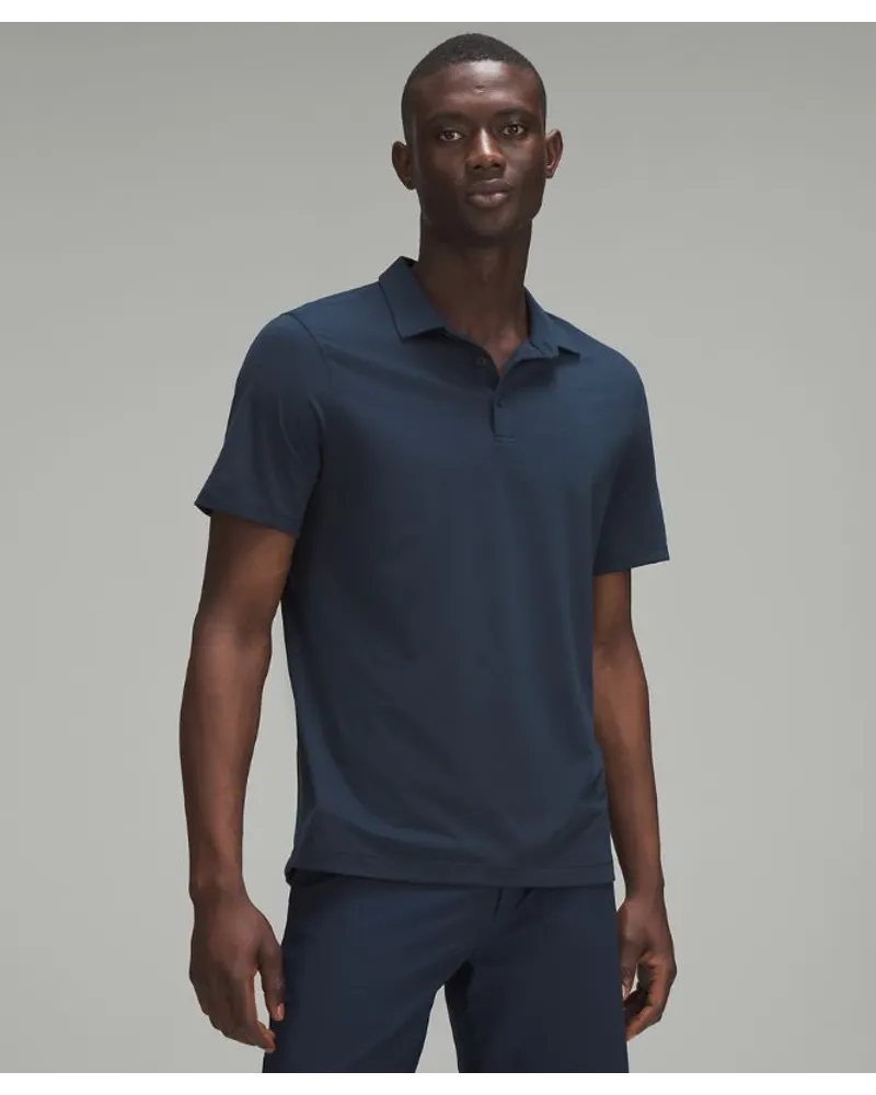 LULULEMON Evolution Kurzarm-Poloshirt Nautical