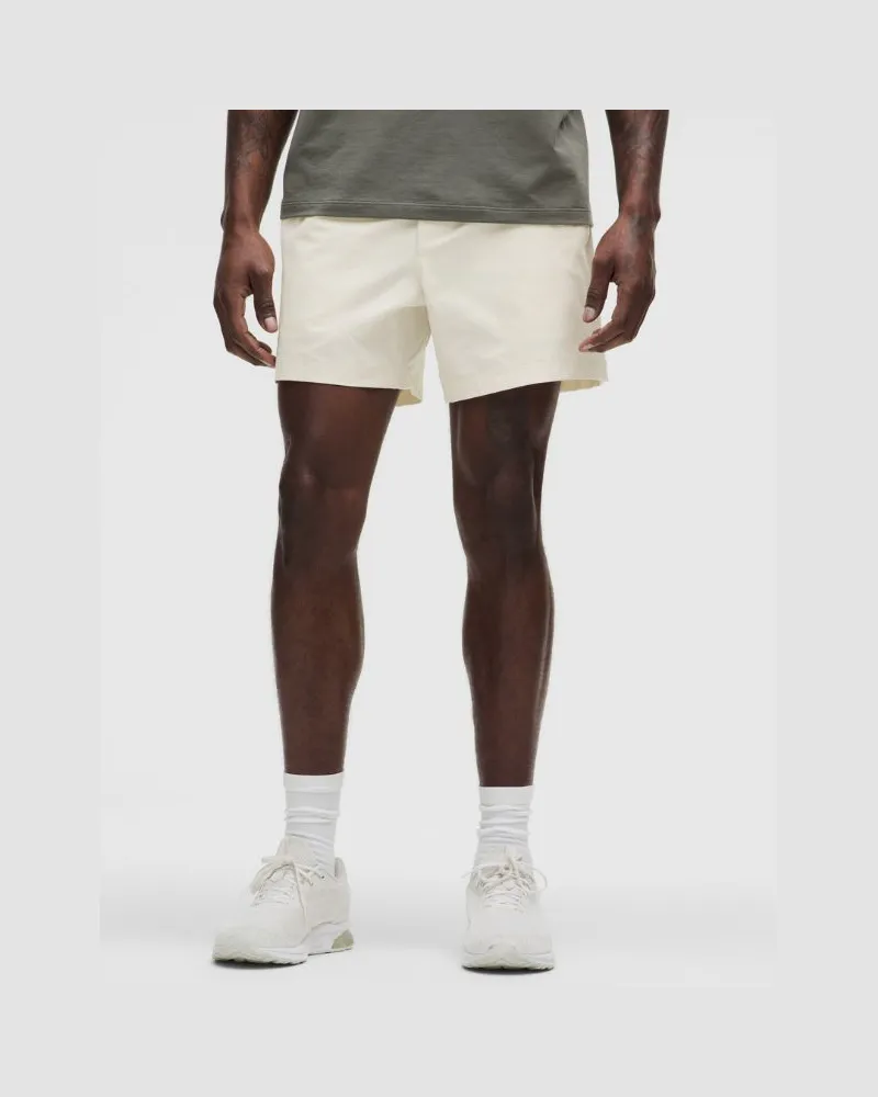 LULULEMON Zeroed In Shorts ohne Liner für Männer – 13 cm – Größe in Light Ivory Light