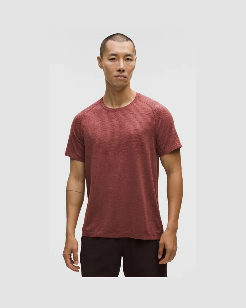 LULULEMON Metal Vent Tech T-Shirt für Männer – Größe in Rockwood/Red Clay Rockwood