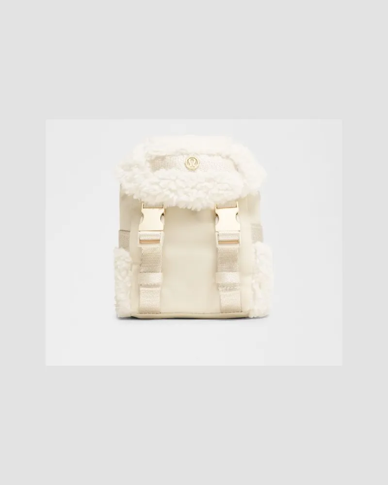 LULULEMON Wunderlust Nano Backpack Fleece in Natural Ivory/Light Ivory Natural