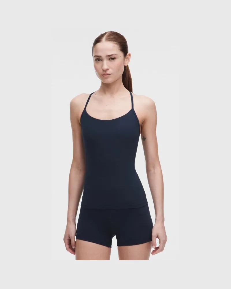 LULULEMON Flow Y Tanktop Leichter Halt für B/C-Cups für Frauen – Größe in True Navy True