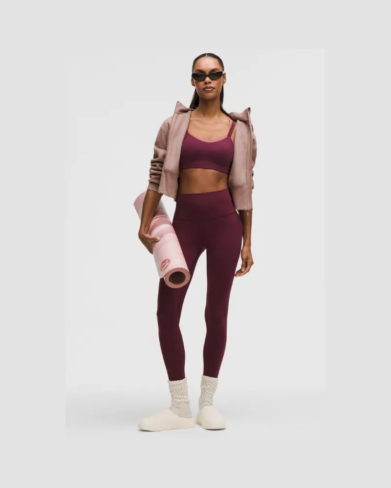 LULULEMON Align Leggings mit hohem Bund für Frauen – 71 cm – Größe in Burgundy Bay Burgundy