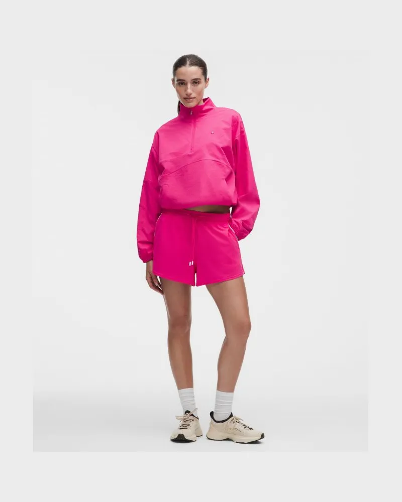 LULULEMON Court Rival Shorts mit hohem Bund für Frauen – 8 cm – Größe in Flamingo Fun Tone/White Flamingo