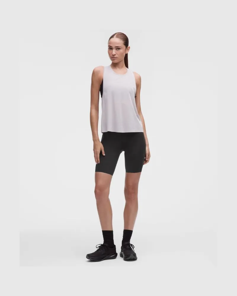 LULULEMON Fast and Free-Shorts mit hohem Bund und 6 Taschen für Frauen – 20 cm – Größe in Schwarz Schwarz