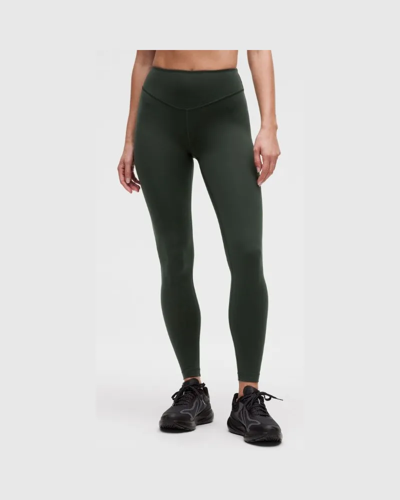 LULULEMON Wunder Under Leggings aus mit hohem Bund für Frauen – 71 cm – Größe in Blackened Pine Blackened