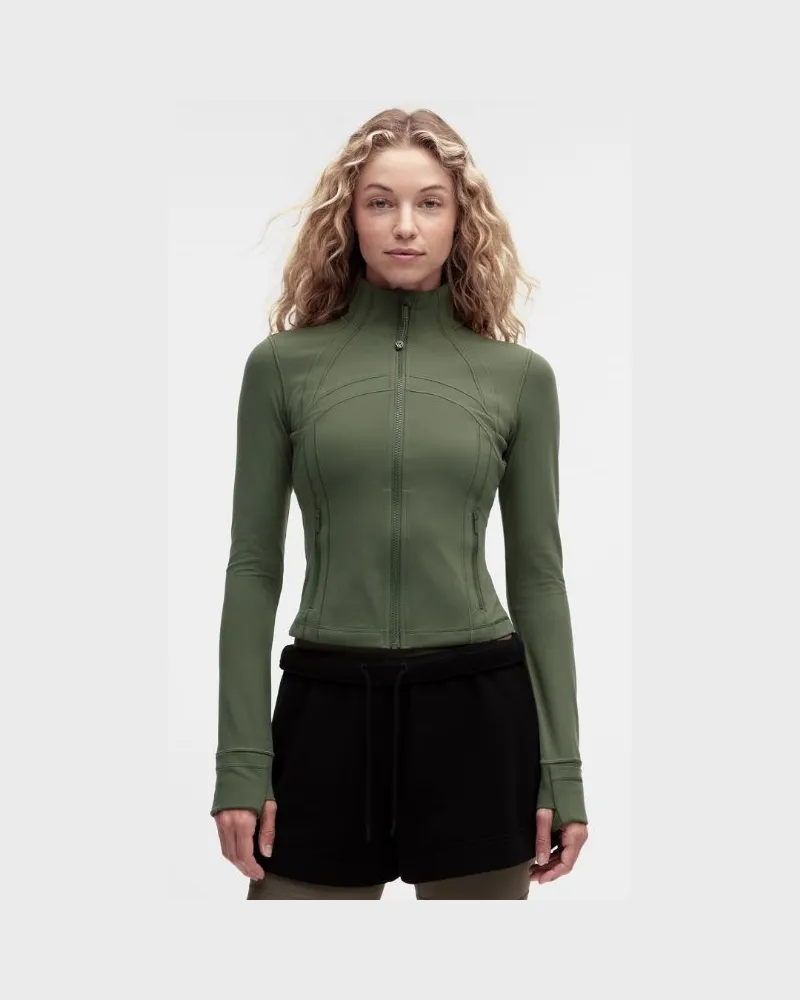 LULULEMON Define Crop-Jacke Nulu für Frauen – Größe in Sassy Sage Sassy