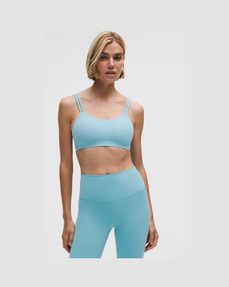 LULULEMON Like a Cloud BH Leichter Halt B/C Cups für Frauen – Größe in Washed Blue Washed