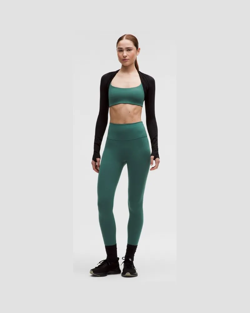 LULULEMON Wunder Train No Line Leggings mit hohem Bund für Frauen – 71 cm – Größe in Deep Marina Deep