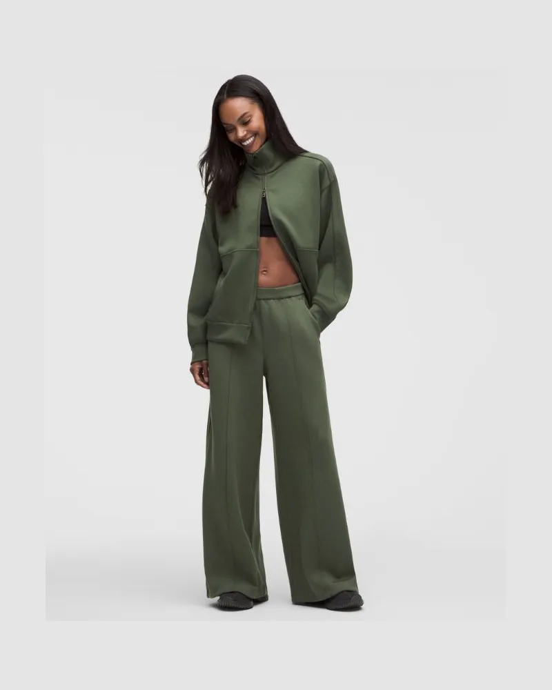 LULULEMON Smooth Spacer-Hose mit hohem Bund und weitem Bein Standard für Frauen – Größe in Sassy Sage Sassy