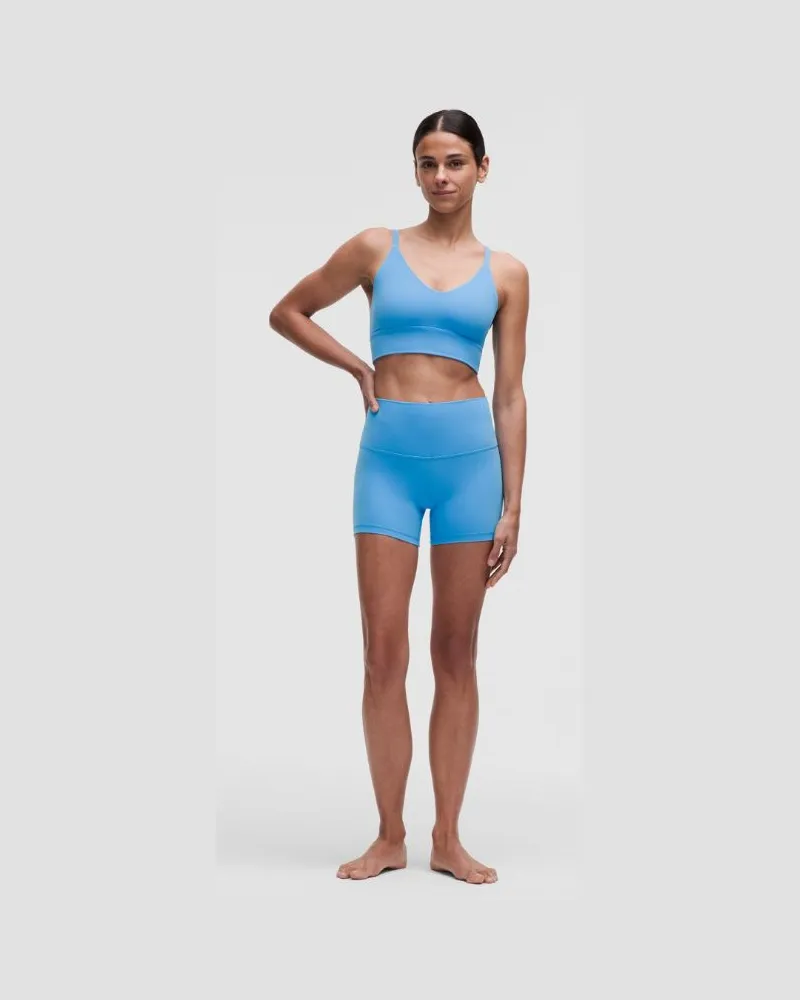 LULULEMON Align Shorts mit hohem Bund für Frauen – 10 cm – Größe in Ocean Wave Ocean