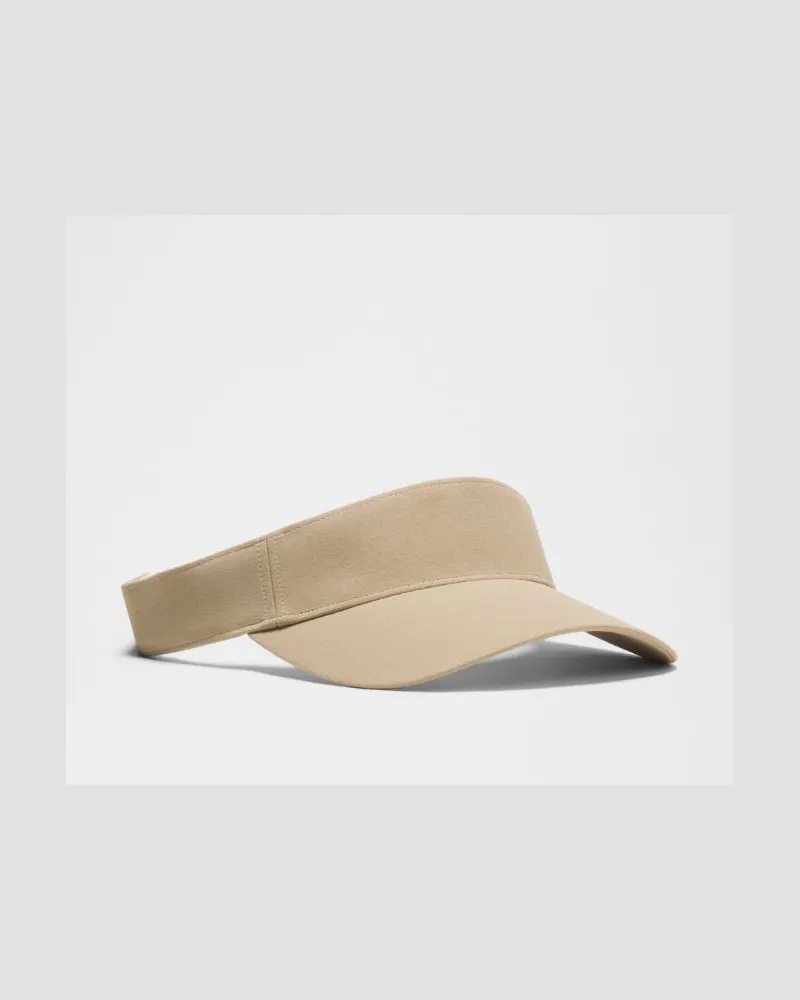 LULULEMON Vielseitige Visor-Kappe mit abnehmbarem Schweißband – Größe in Sheer Oak Sheer