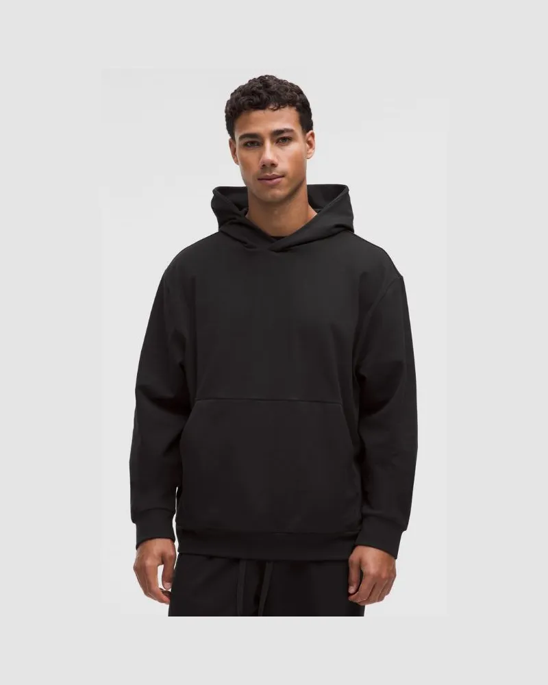LULULEMON Heavyweight Soft Jersey Pullover Hoodie für Männer – Größe in Black Black