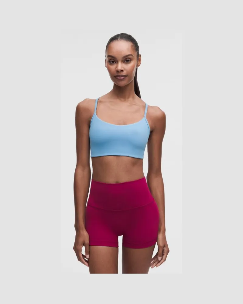 LULULEMON Flow Y-BH mit leichtem Halt für A/B-Cups es Design für Frauen – Größe in Dreamy Blue Dreamy