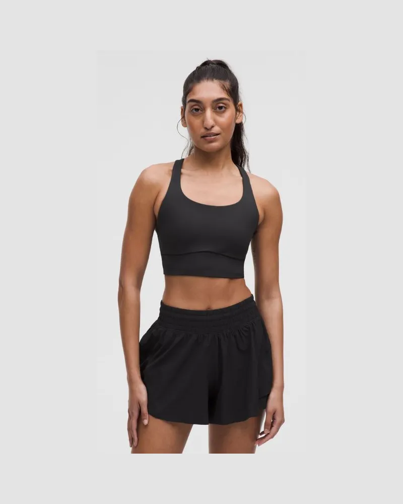 LULULEMON Energy Longline-BH mit mittlerem Halt für B–D-Cups Evolve für Frauen – Größe in Black Black