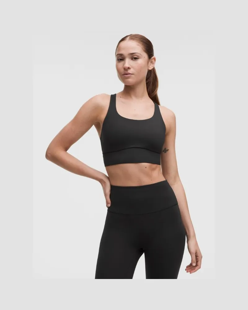 LULULEMON Energy Longline-BH mit mittlerem Halt für B–D-Cups Evolve für Frauen – Größe in Black Black