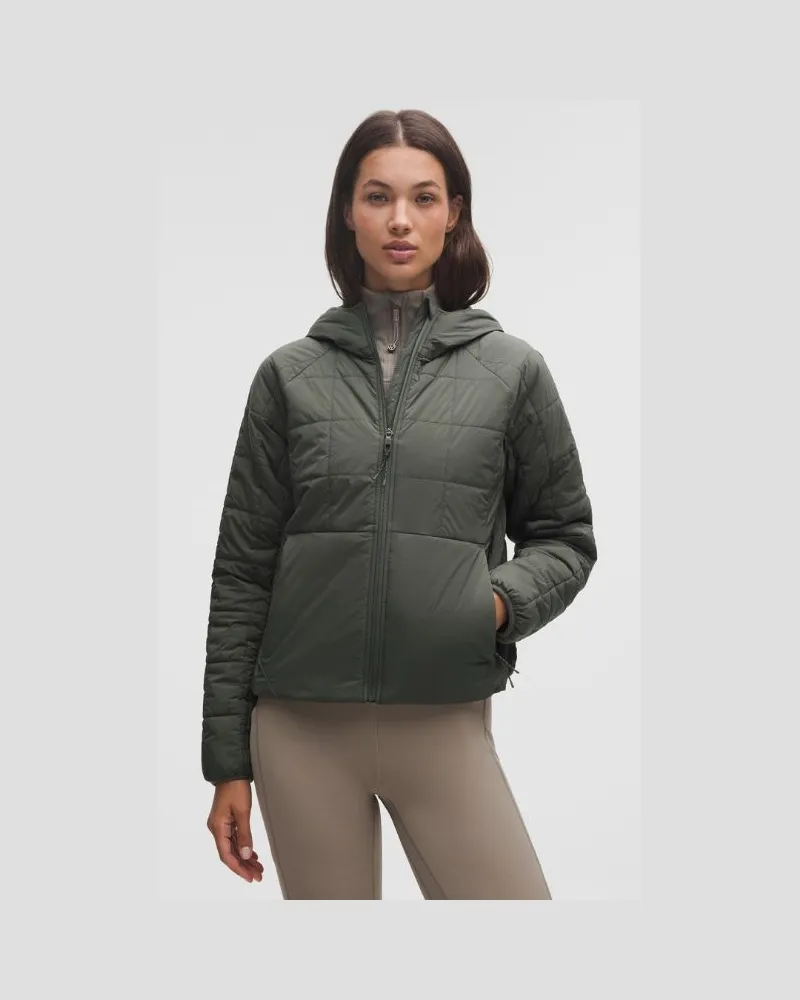 LULULEMON Route Ready Lightweight Insulated Jacket für Frauen – Größe in Palm Deco Palm