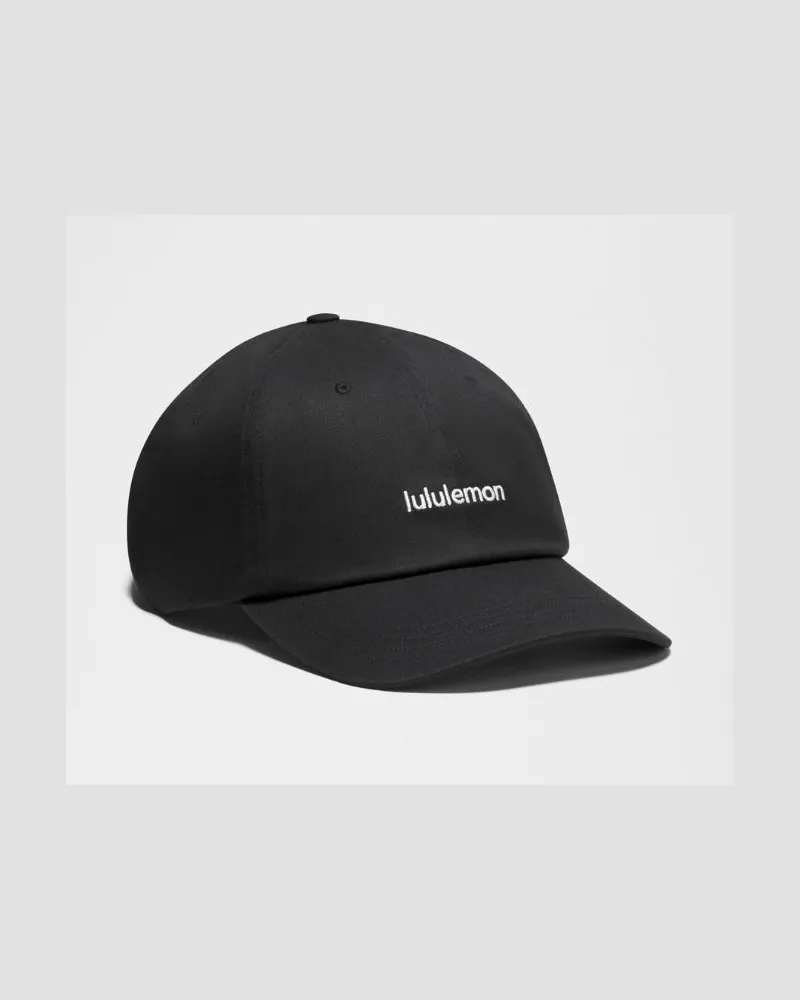 LULULEMON Klassische Baseballkappe Logo – Größe in Schwarz/Weiß Schwarz
