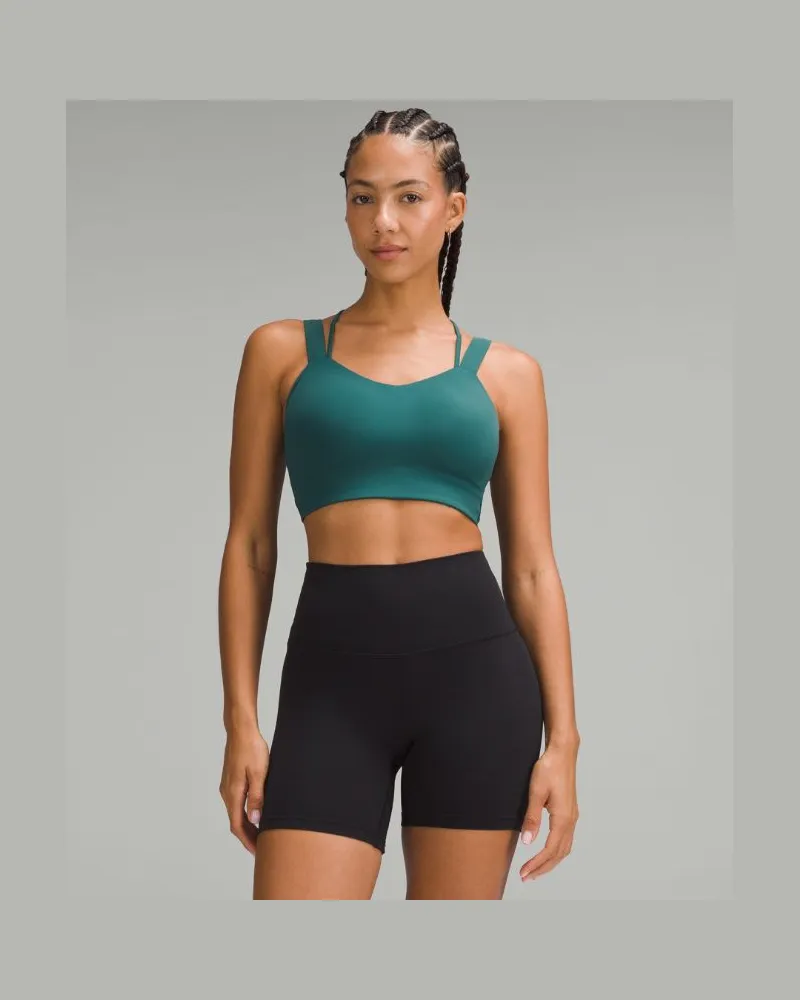 LULULEMON Like a Cloud Longline-BH Leichter Halt D/DD-Cups für Frauen – Größe in Storm Teal Storm