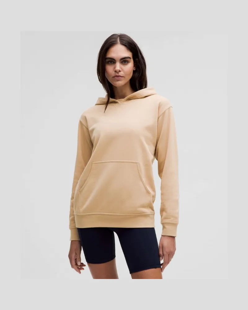 LULULEMON All Yours Hoodie French-Terry für Frauen – Khaki – Größe Beech
