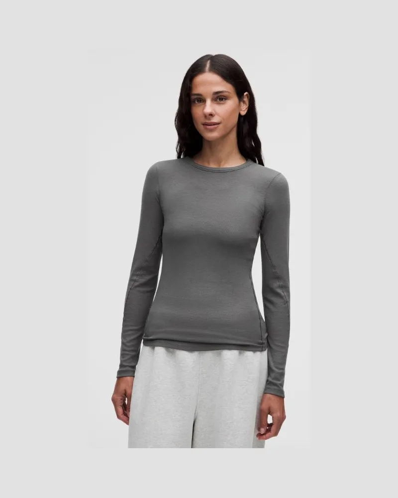 LULULEMON Hold Tight Langarmshirt für Frauen – Größe in Spruce Shadow Spruce