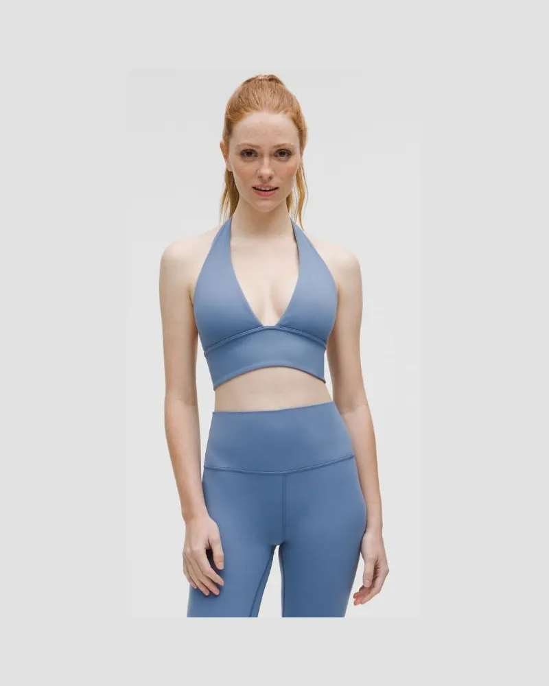 LULULEMON Align Rückenfreier BH Leichter Halt C/D-Cups für Frauen – Größe in Washed Denim Washed