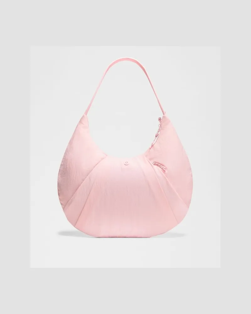 LULULEMON Schultertasche mit Falten Größe in Pink Pearl Pink