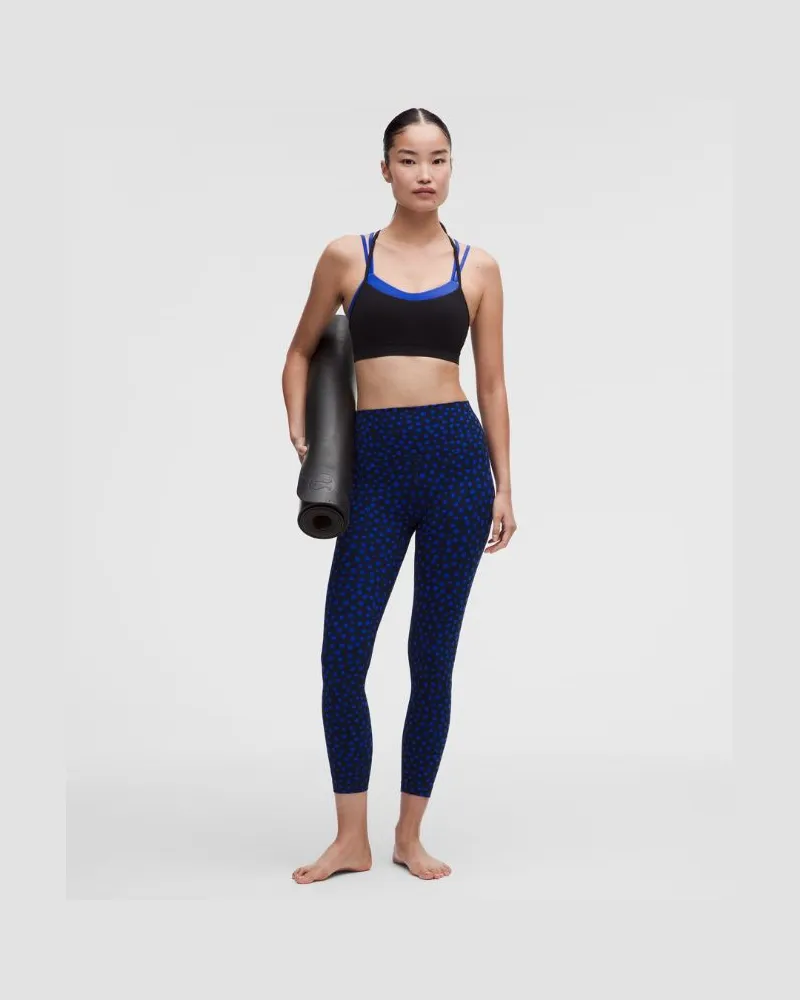 LULULEMON Align Leggings HB für Frauen – 63 cm – Größe in Stamp Dot Beach Ball Blue True Navy Stamp