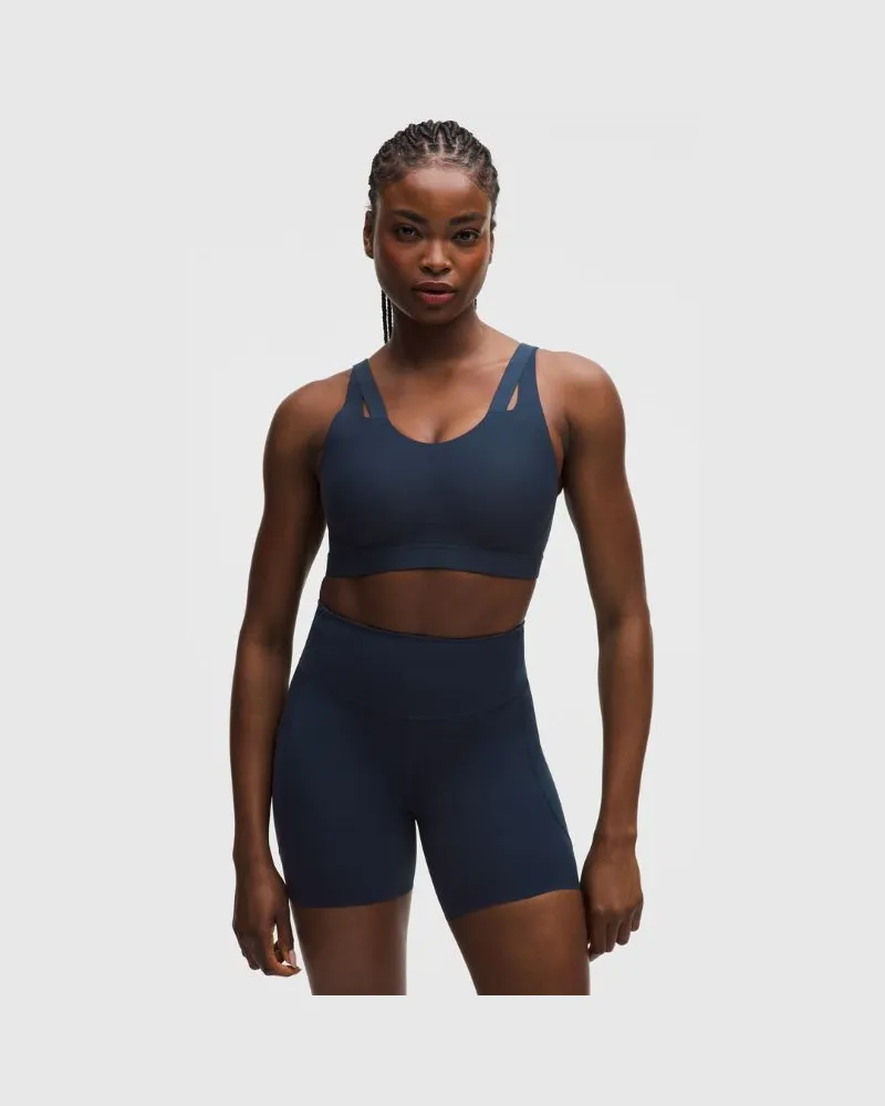 LULULEMON Levitation Sport-BH Starker Halt B–DD-Cups für Frauen – Größe in True Navy True