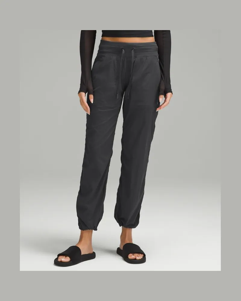 LULULEMON Dance Studio Hose mit mittelhohem Bund Kurz Graphite