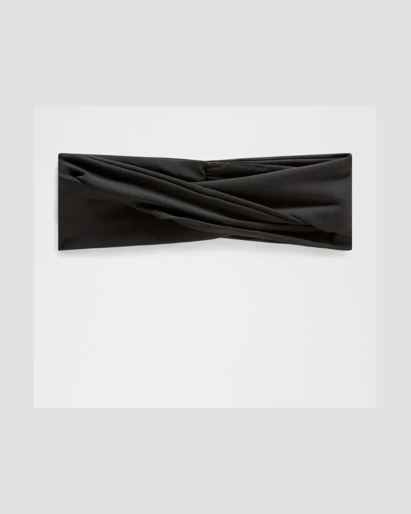 LULULEMON Überkreuztes Stirnband in Black Black