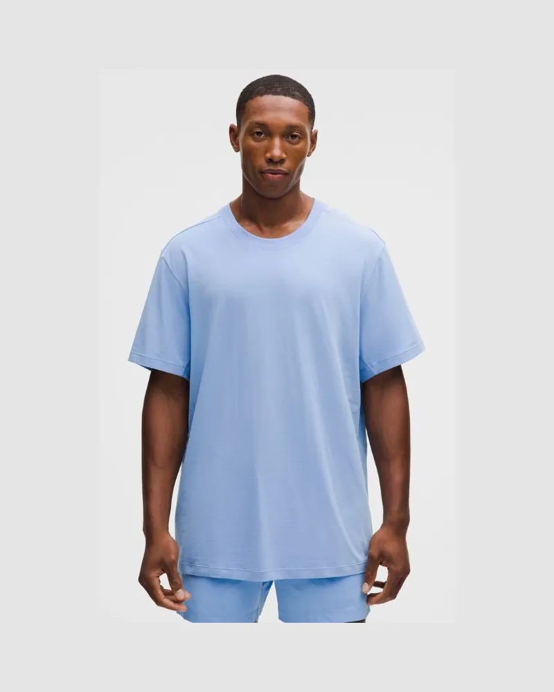 LULULEMON Zeroed In Kurzarmshirt für Männer – Größe in Sinatra Blue Sinatra