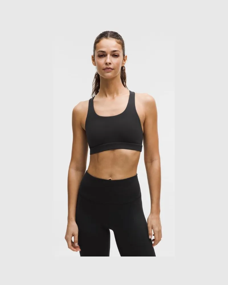 LULULEMON Wunder Train Mesh-Back Bra Medium Support, B/C Cup für Frauen – Größe in Black Black
