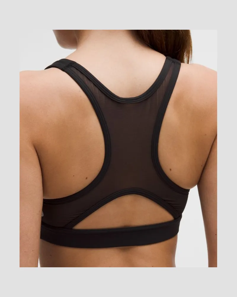 LULULEMON Wunder Train Mesh-Back Bra Medium Support, B/C Cup für Frauen – Größe in Black Black