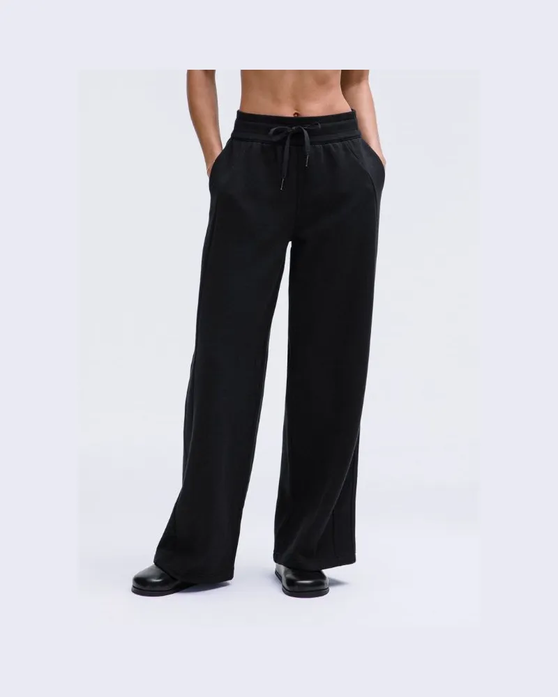 LULULEMON Scuba Hose mit weitem Bein und mittelhohem Bund Regular für Frauen – Größe in Black Black