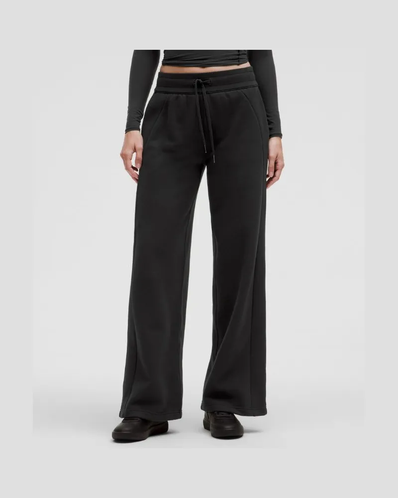 LULULEMON Scuba Hose mit weitem Bein und mittelhohem Bund Regular für Frauen – Größe in Black Black