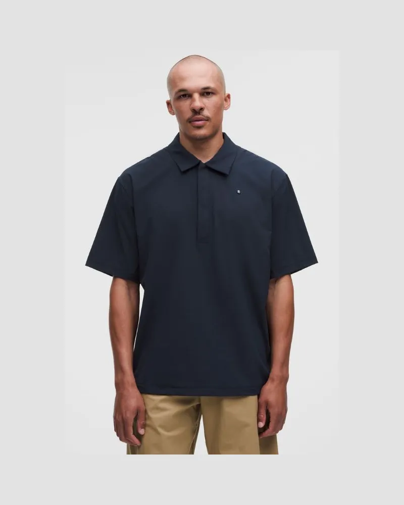 LULULEMON Wasserabweisender Golfpullover Grafik für Männer – Größe in True Navy True