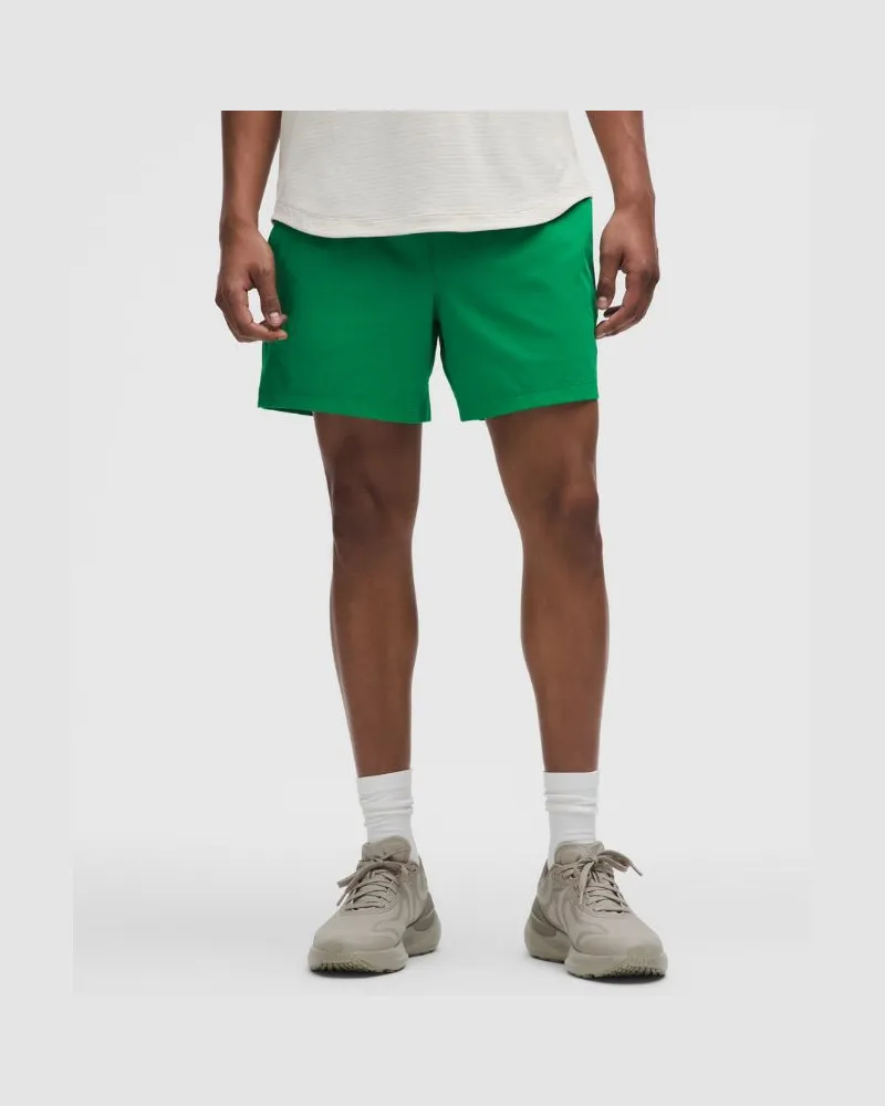 LULULEMON Zeroed In Shorts ohne Liner für Männer – 13 cm – Größe in Raceway Green Raceway